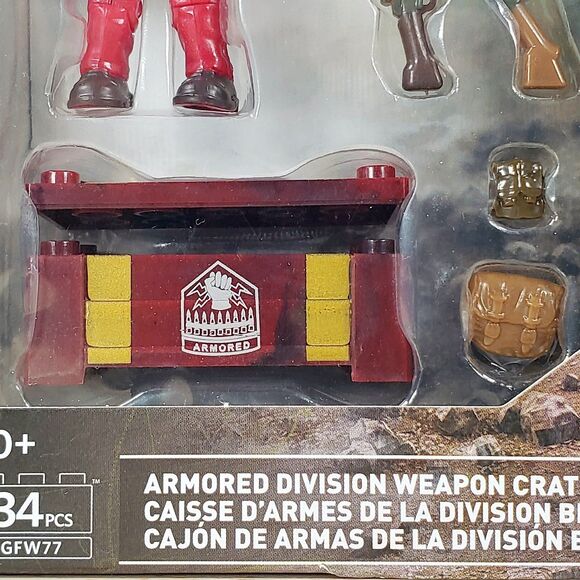 Mega Construx Call of Duty Armored Division Weapons Crate Construction 34 pc Set - Picture 6 of 6